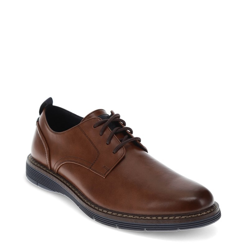 Dockers Men's Easedale Plain Toe Oxford Shoes (Cognac) - Size 11.0 M