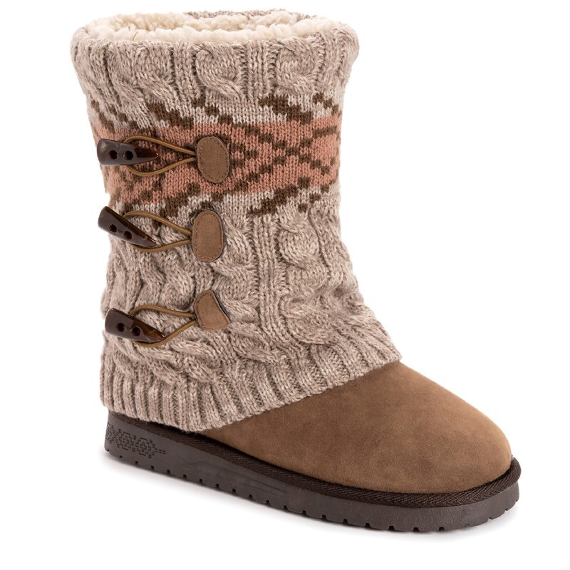 Muk Luks Women's Cheryl Boots (Oatmeal) - Size 7.0 M