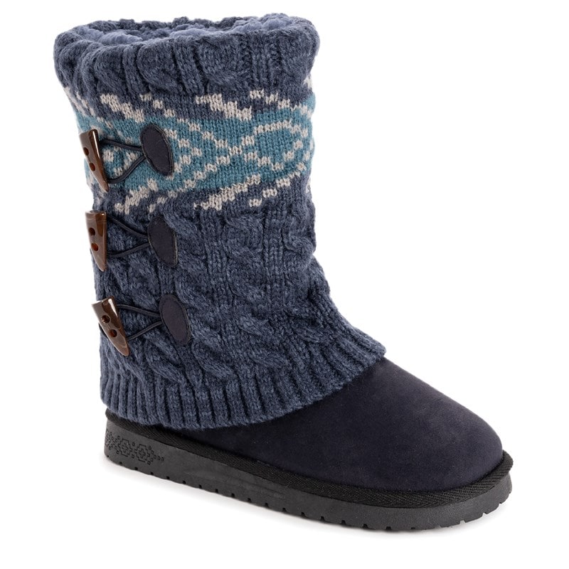 Muk Luks Women's Cheryl Boots (Indigo Marl) - Size 10.0 M