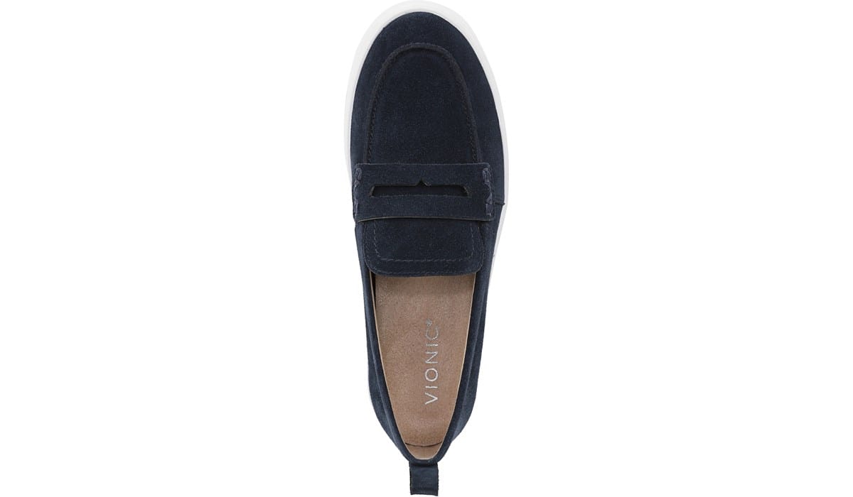 NOWT Vionic Women’s Uptown Loafer – Navy/White,Suede, Size 10 Vionic Uptown Women main image 4