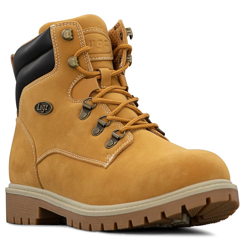 Lugz Men's Scaffold Utility Boots (Golden Wheat/Bark/Cream/Gum) - Size 11.5 D