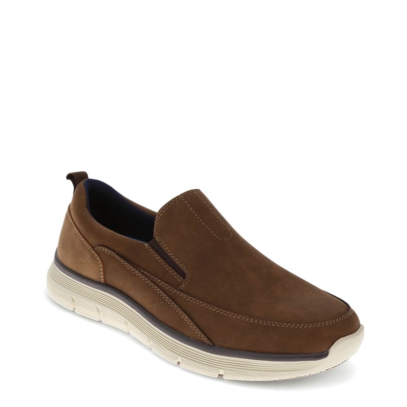 Dockers Men's Slater Slip-Resistant Slip-On Sneakers (Dark Tan) - Size 10.5 M