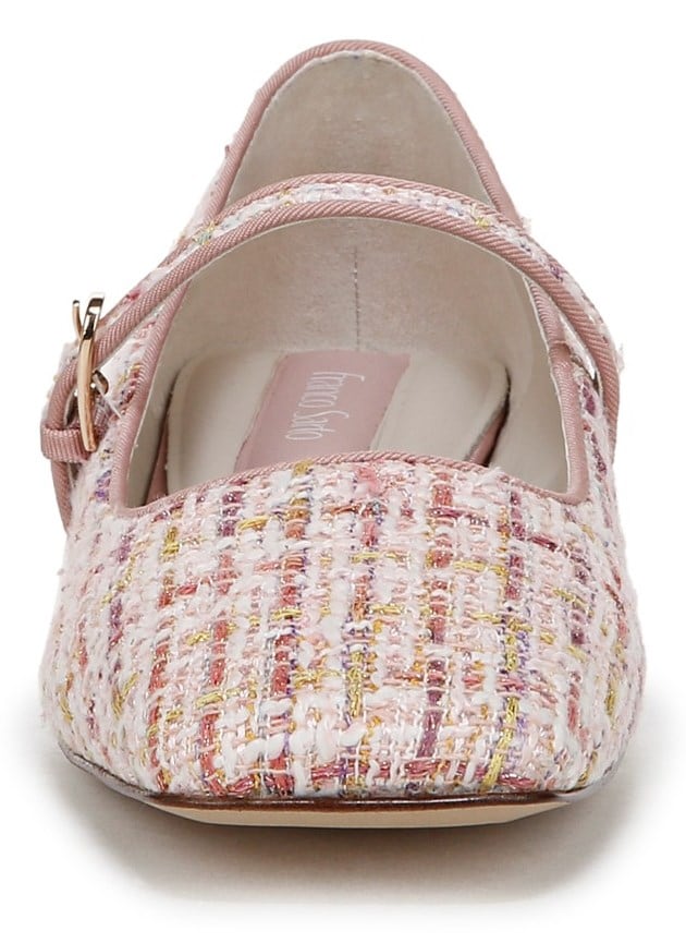 (取寄) フランコ サルト レディース ティンズリー メアリー ジーン フラッツ Franco Sarto women Tinsley Mary Jane Flats Pink Tweed Multi Franco Sarto Women's Tinsley Mary Jane Flat | Famous Footwear