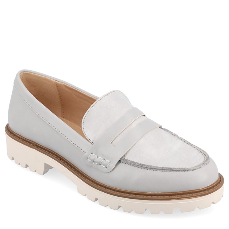 UPC 194593645608 product image for Journee Collection Women's Kenly Narrow Loafers (Grey) - Size 8.0 N | upcitemdb.com