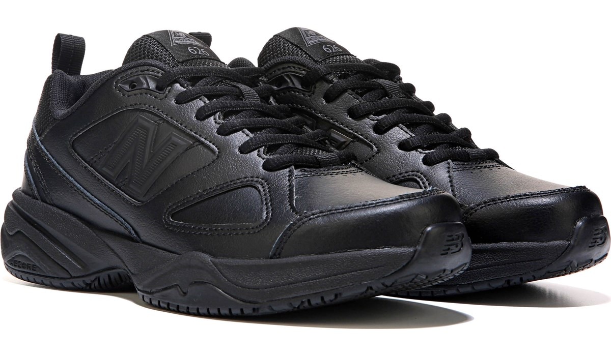 new balance black non slip shoes