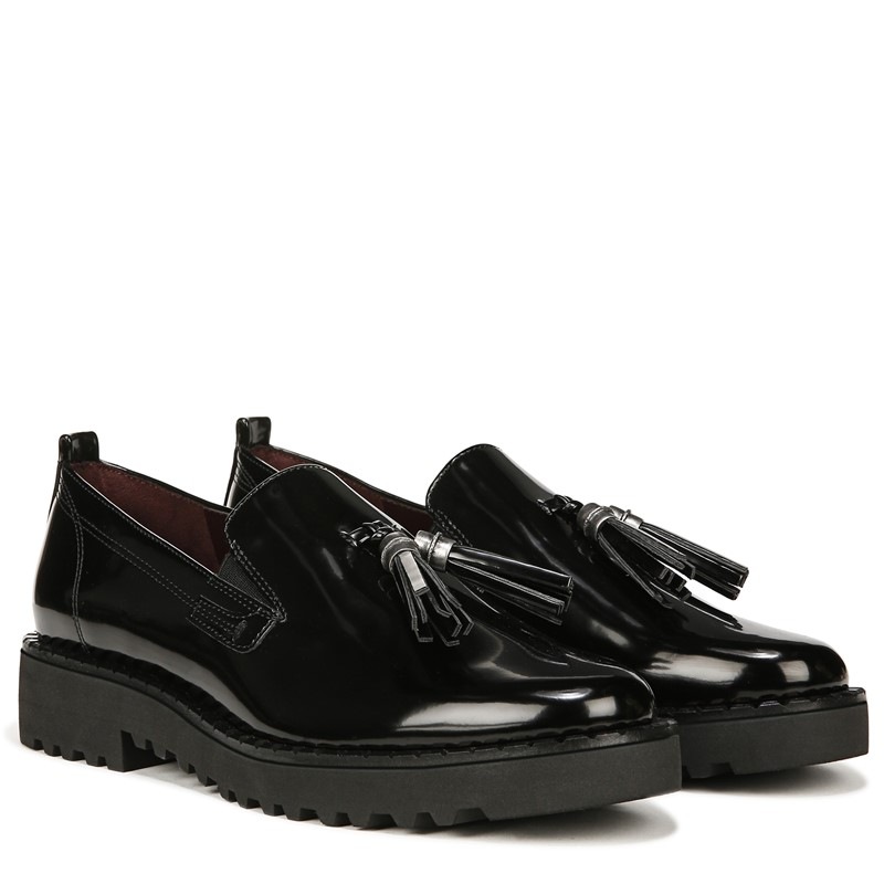 Franco Sarto Women's Calera Loafers (Black Synthetic) - Size 7.0 M
