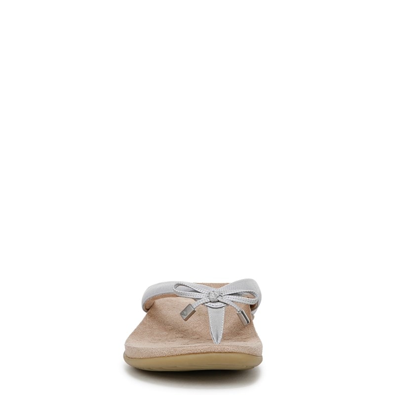 Vionic Women's Bella Flip Flop Sandals (Vapor Grey Leather) - Size 13.0 M