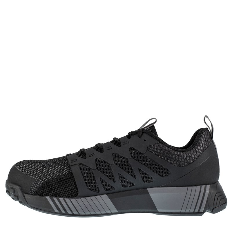 Reebok Work Men's Fusion Flexweave Cage Composite Toe Work Shoes (Black) - Size 10.0 2W