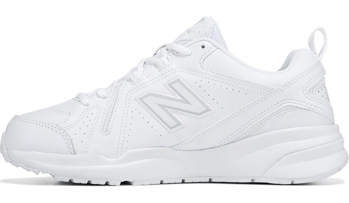 New Balance Men's 608 V5 Wide Walking Shoe White, Sneakers and Athletic Shoes, Famous Footwear
