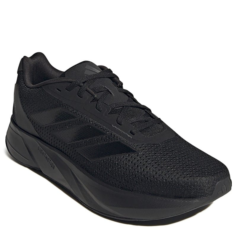 Adidas Men's Duramo Sl Wide Running Shoes (Black/Black/White) - Size 10.0 W