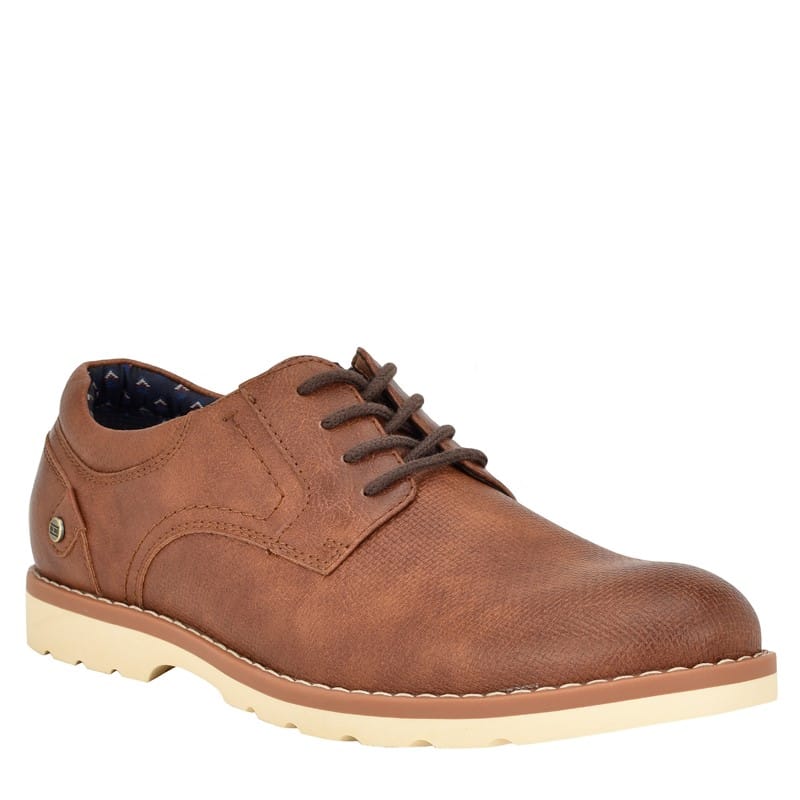 Tommy Hilfiger Men's Nemoza Plain Toe Oxford Shoes (Medium Brown) - Size 9.5 M