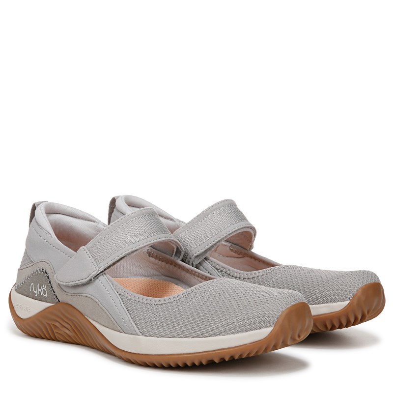 UPC 198535053599 product image for Ryka Women's Echo Mary Jane Shoes (Paloma Grey Mesh Fabric) - Size 6.5 W | upcitemdb.com
