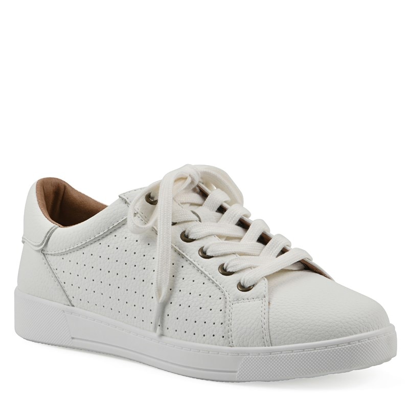 White Mountain Women's Uniform Sneakers (White Smooth) - Size 6.0 M