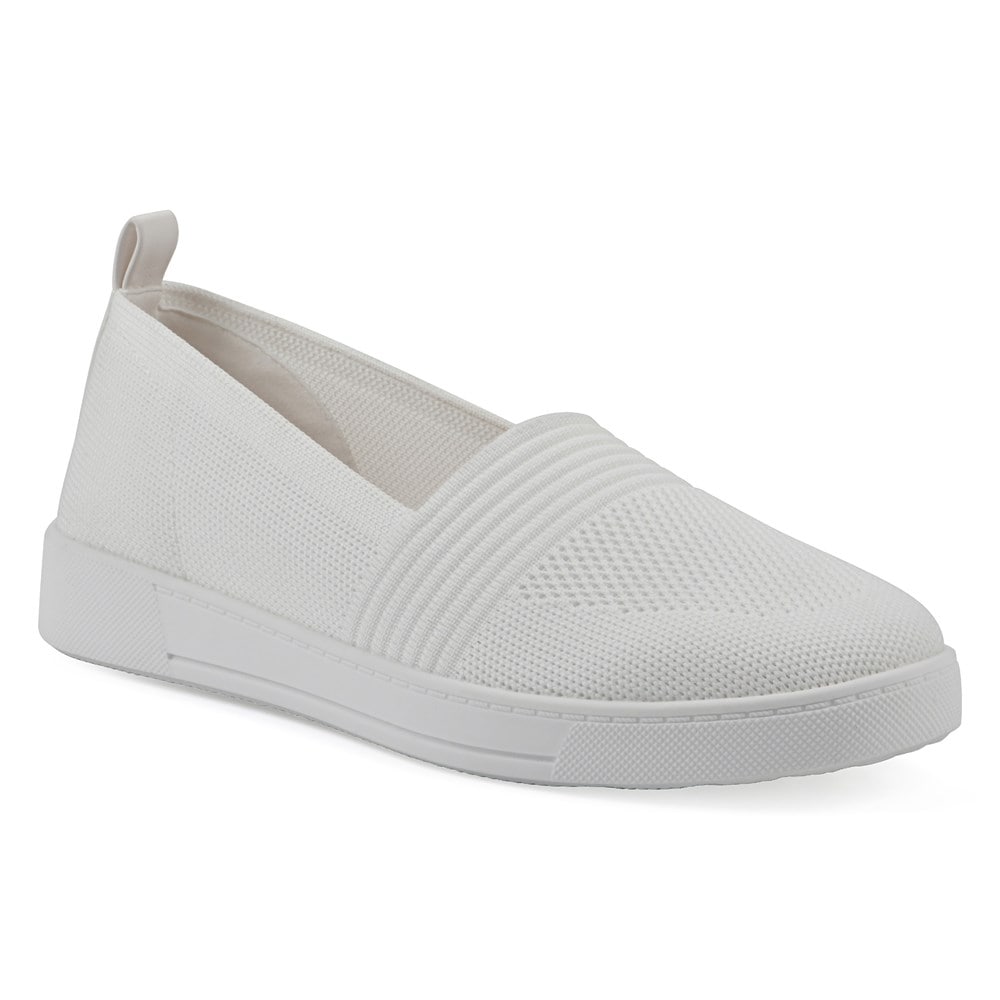 White Mountain Women's Upright Slip On Sneaker Famous Footwear