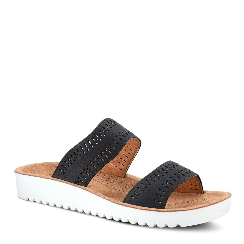 Flexus Women's Bayshore Footbed Sandals (Black) - Size 36.0 M