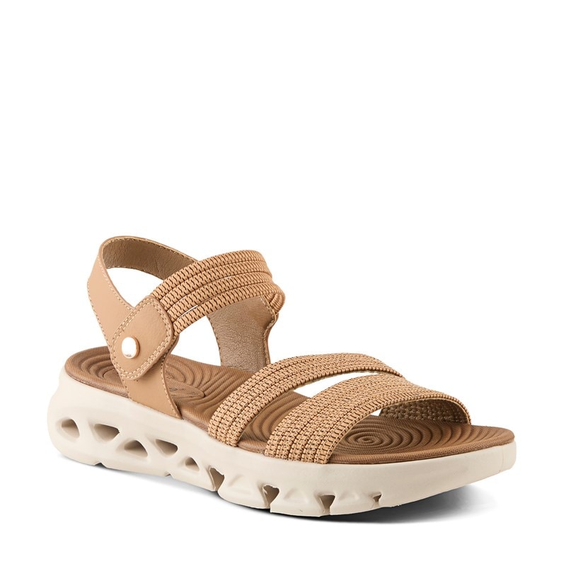 Flexus Women's Garlina Platform Sandals (Tan) - Size 39.0 M