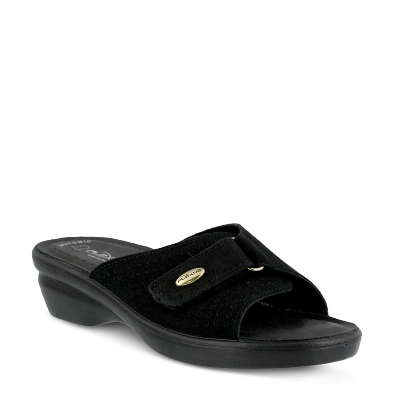 Flexus Women's Kea Wedge Sandals (Black) - Size 42.0 M