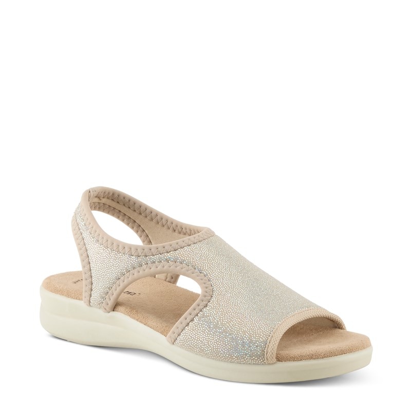 Flexus Women's Nyaman Sport Sandals (Gold) - Size 38.0 M