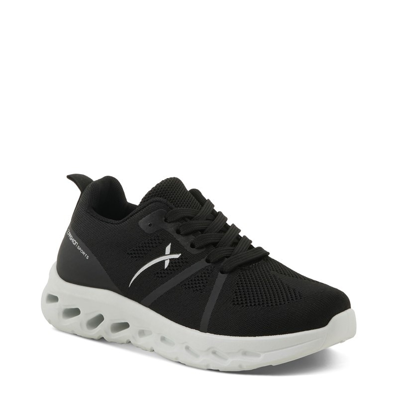 Flexus Women's Rushing Sneakers (Black) - Size 37.0 M