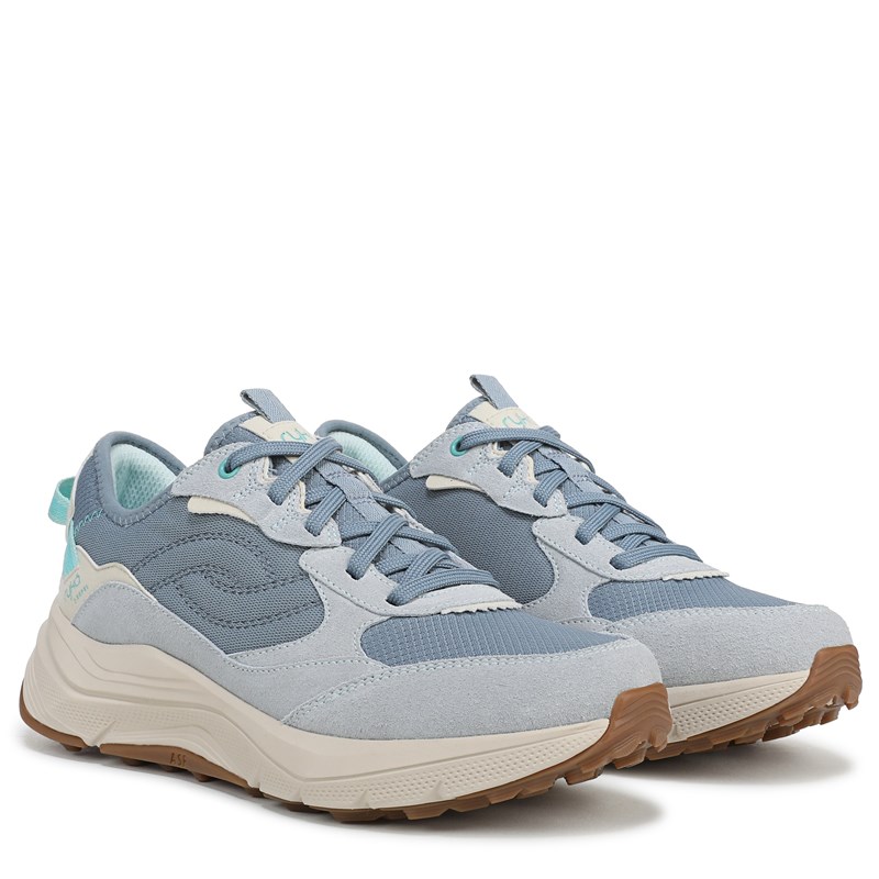 Ryka Women's Upside Tr Trail Running Sneakers (Citadel Blue Mesh Suede/Fabric) - Size 7.5 M