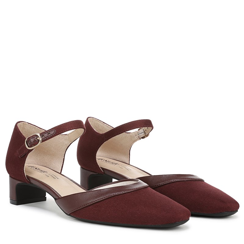 Lifestride Women's Leighton Pump Shoes (California Wine Microsuede) - Size 8.5 W