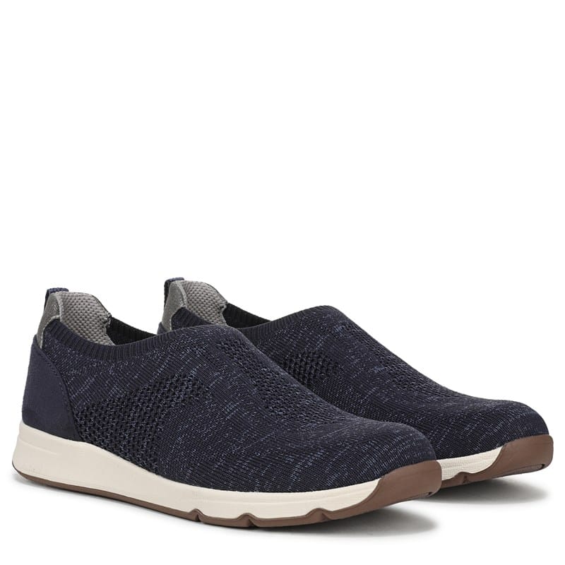 Lifestride Women's Respect Slip On Sneakers (Navy Blazer Heather Knit) - Size 8.5 W