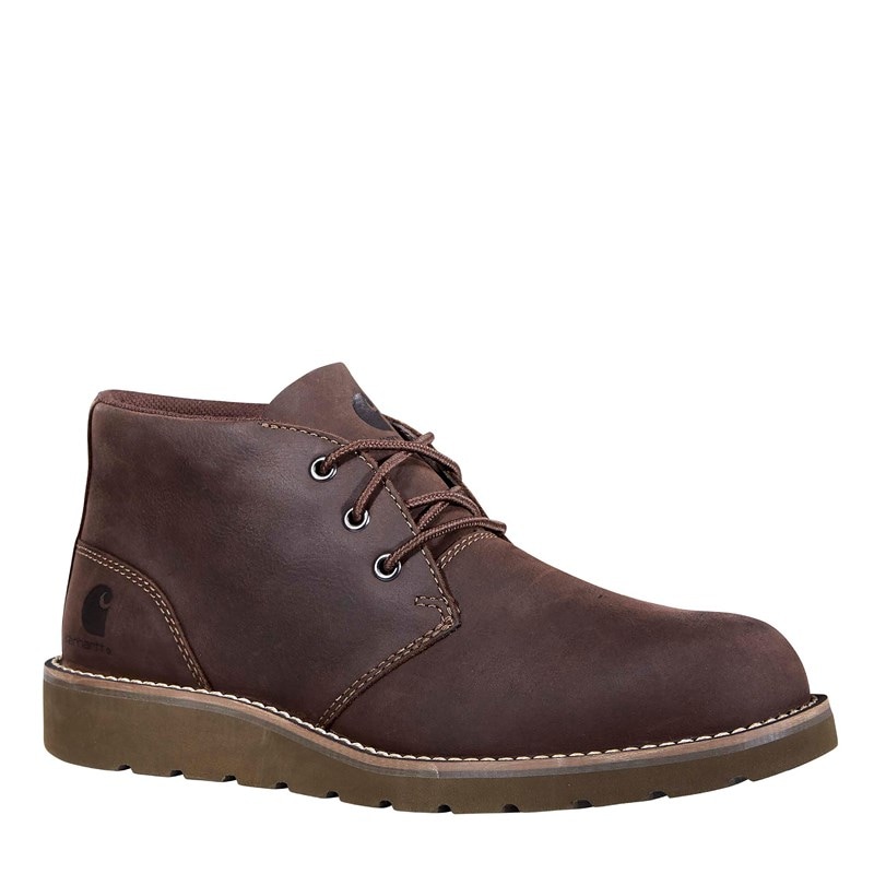 Carhartt Men's Plain Toe Chukka Boots (Dark Brown) - Size 12.0 W