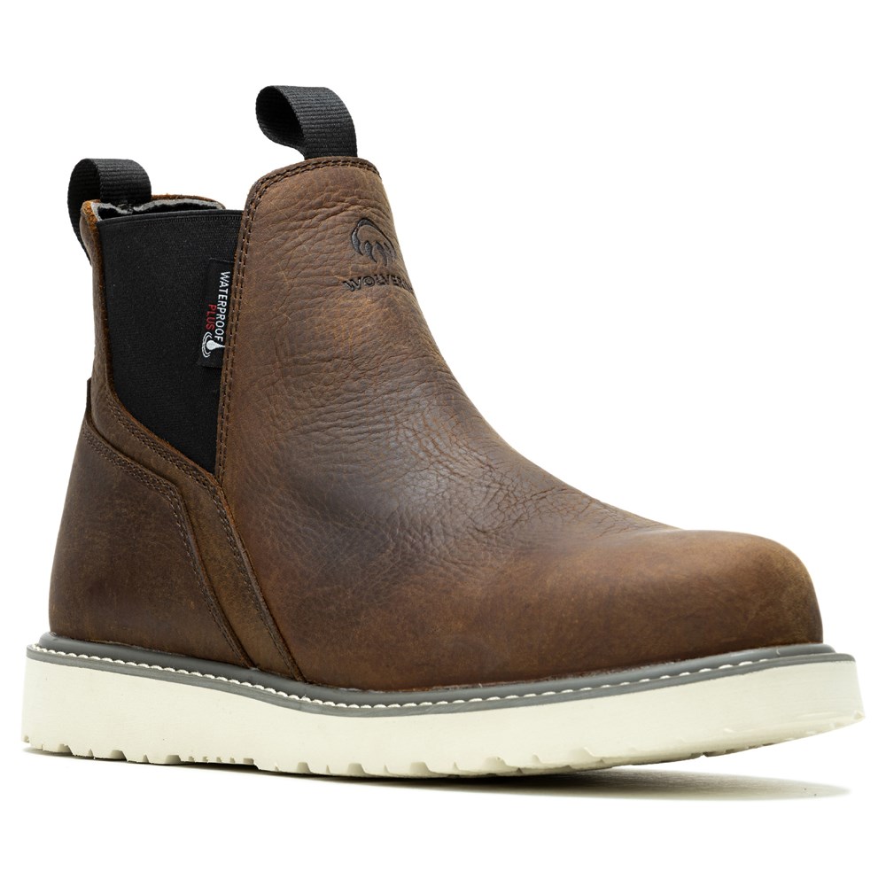 Wolverine Men s Trade Romeo Waterproof Wedge Boot Famous Footwear