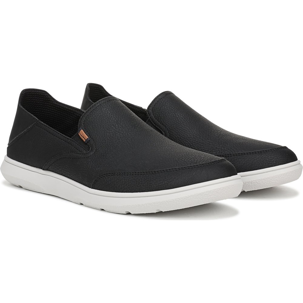 (取寄) ドクターショール メンズ イージー ゴーイング スリップ スリップ オン シューズ Dr. Scholl's men Easy Going Slip Slip On Shoes Black Dr. Scholl's Men's Easy Going Slip On Shoe | Famous Footwear