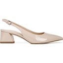 Nude Patent Faux Leather
