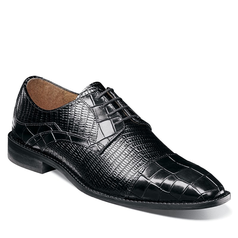 Stacy Adams Men's Tedesco Cap Toe Oxford Shoes (Black) - Size 10.5 M