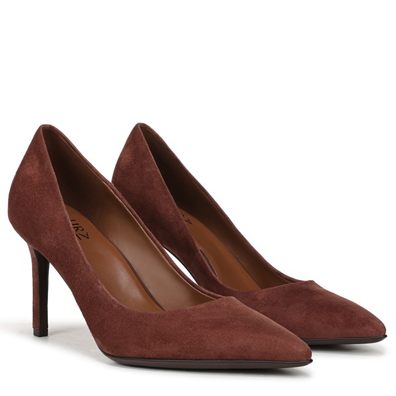 Naturalizer Women's Anna Pump Shoes (Cappuccino Brown Suede) - Size 8.0 N