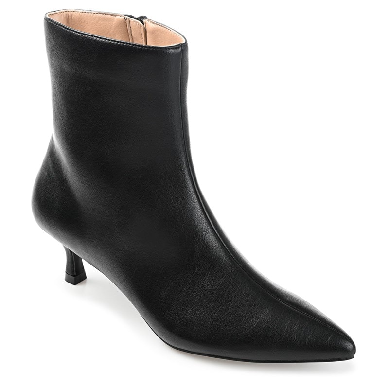 Journee Women's Arely Wide Dress Booties (Black) - Size 8.0 W