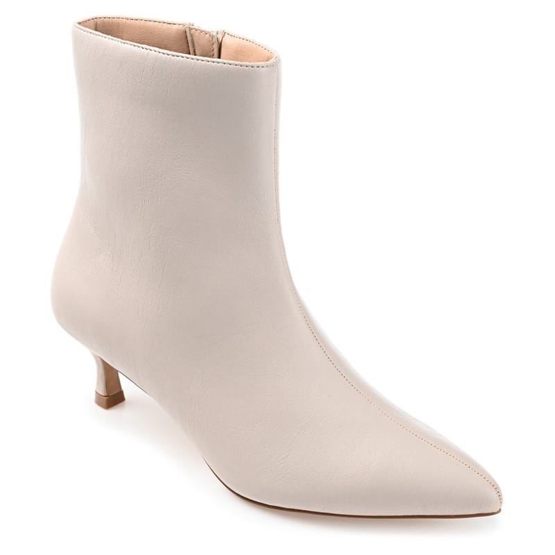 Journee Women's Arely Wide Dress Booties (Stone) - Size 8.0 W