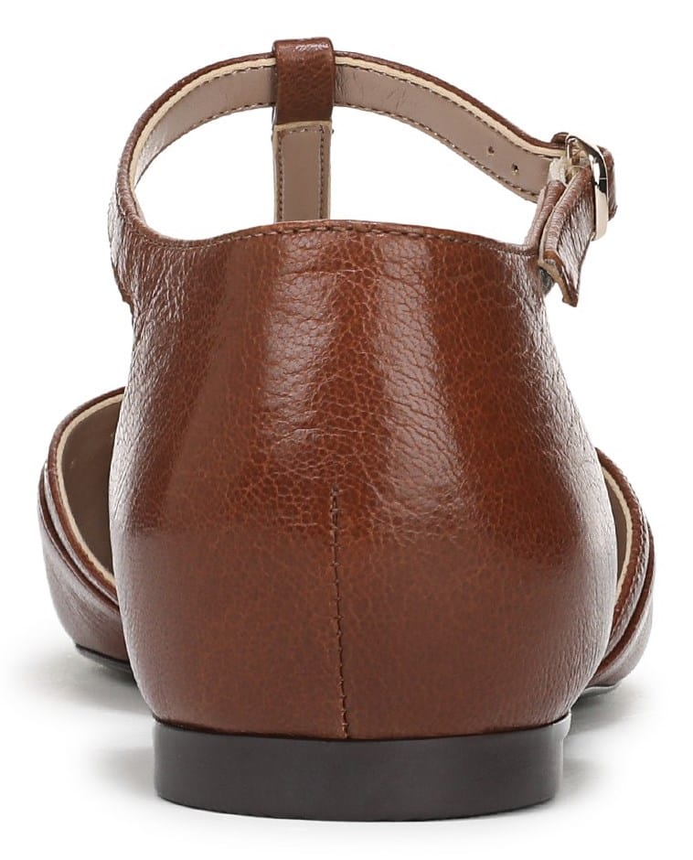 Naturalizer Zapatos Planos Caresse Mary Jane Para Mujer, Cuero Negro, 6.5 Wide