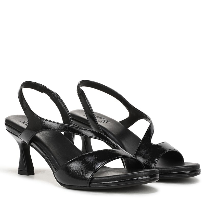 Naturalizer Women's Joriana Slingback Sandals (Black Faux Leather) - Size 5.0 M