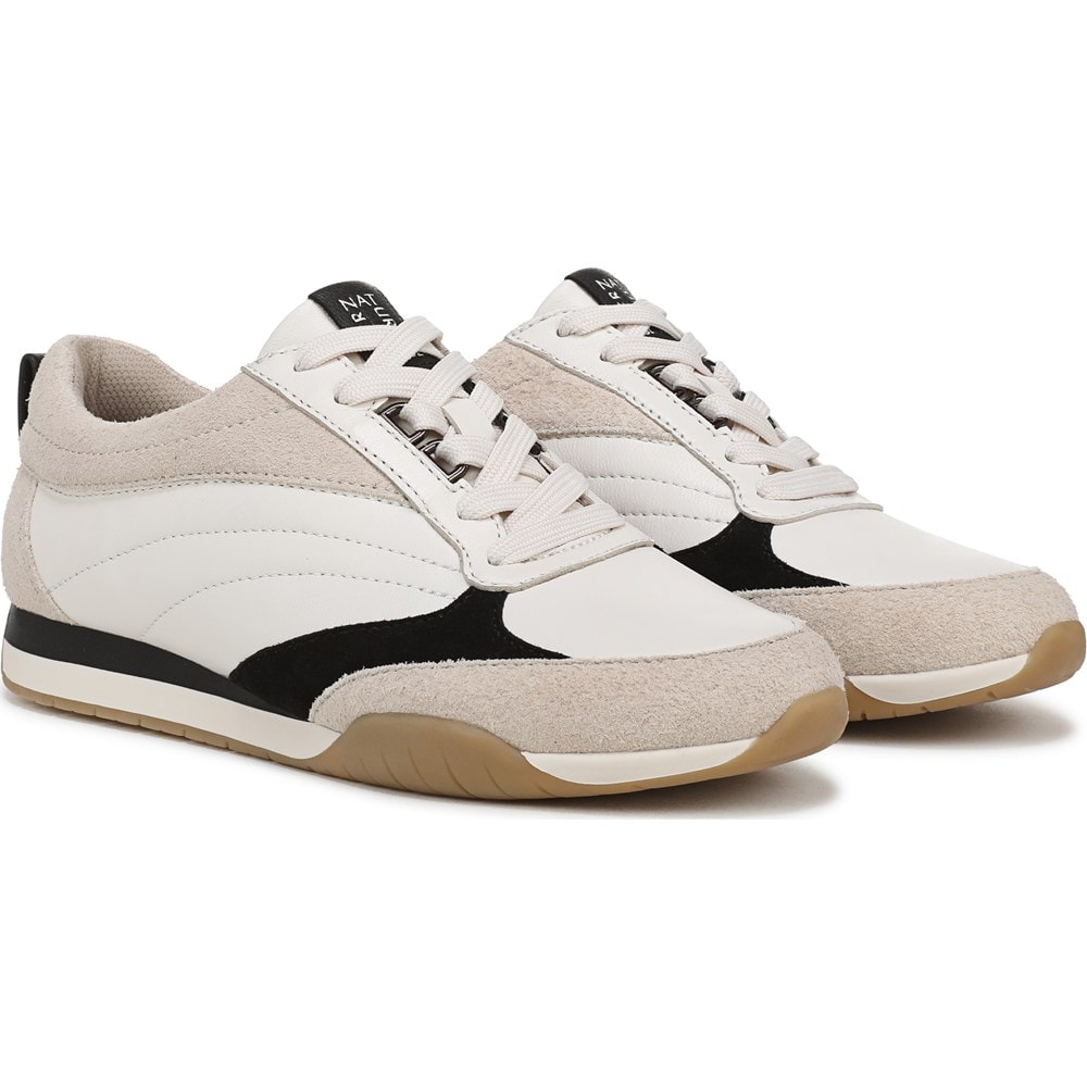 (取寄) ナチュラライザー レディース タオ Naturalizer women Tao Warm White Leather/Suede Naturalizer Women's Tao Lace Up Sneaker | Famous Footwear