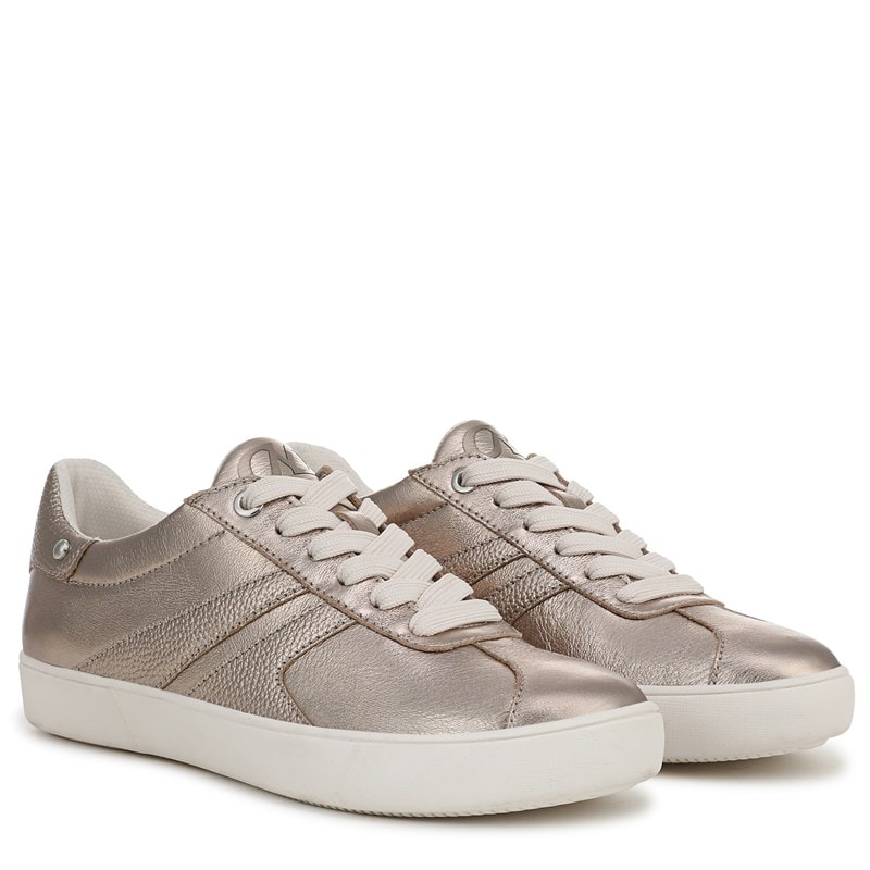 Naturalizer Women's Medina Lace Up Sneakers (Warm Silver Leather) - Size 7.5 W