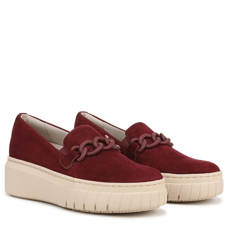 Naturalizer Women's Daphne Slip On Sneakers (Cranberry Red Leather) - Size 8.0 W
