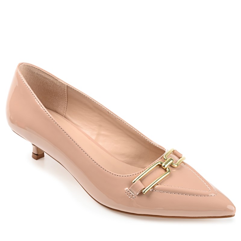 Journee Women's Rumi Wide Pump Shoes (Pink) - Size 8.0 W