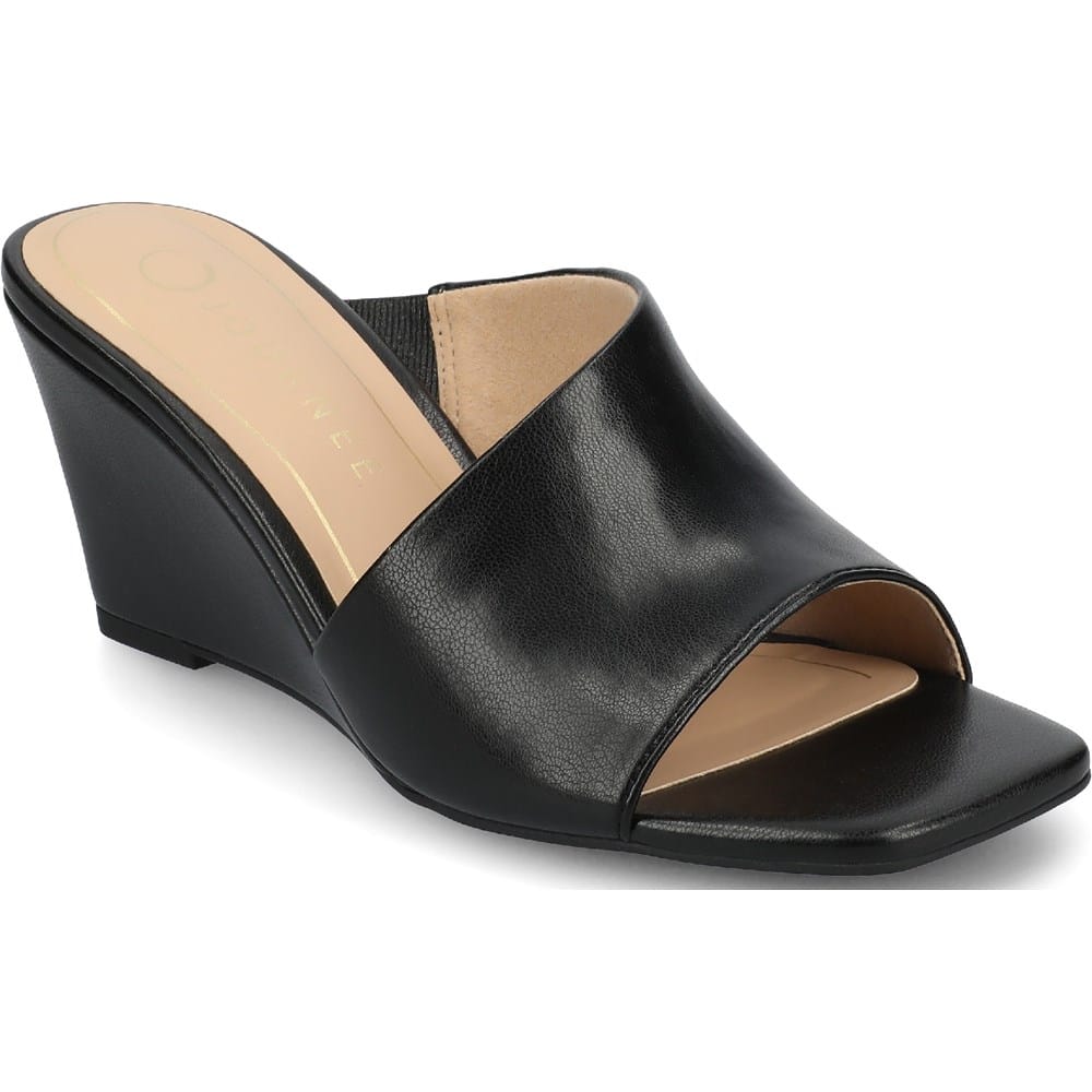 womens dress sandals black Vionic Women's Raquel Slingback Block Sandal, Black, 9M, Leather main image 0