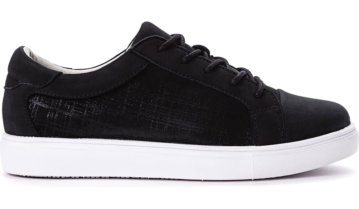 womens black ankle sneakers