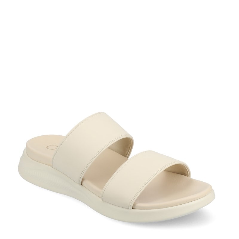 Journee Women's Janis Slide Sandals (Bone) - Size 6.0 M