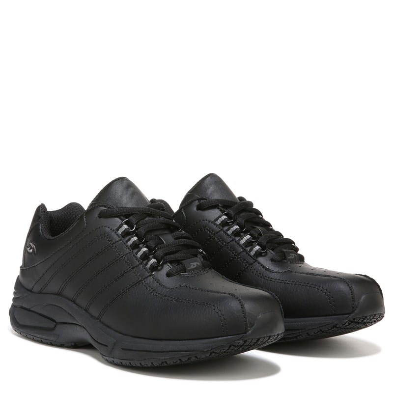 Dr. Scholl's Work Women's Kimberly II Slip Resistant Sneakers (Black Leather) - Size 9.5 M