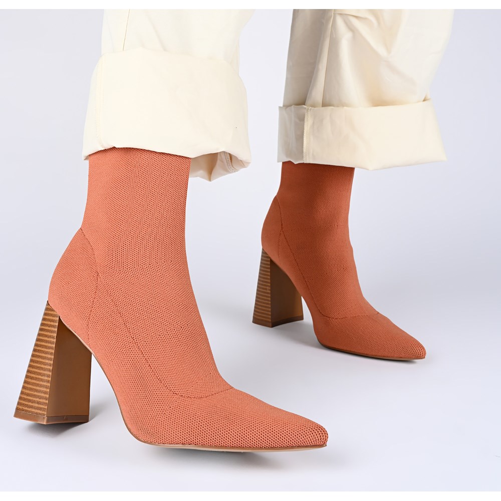 orange sock boots