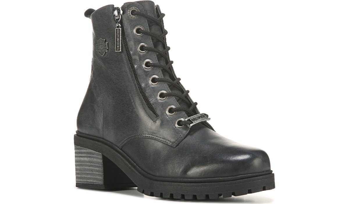 women's slip resistant combat boots
