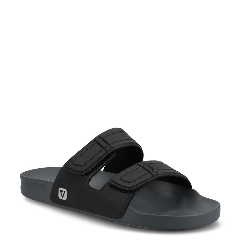 Vance Co. Men's Mario Footbed Sandals (Black) - Size 11.0 M
