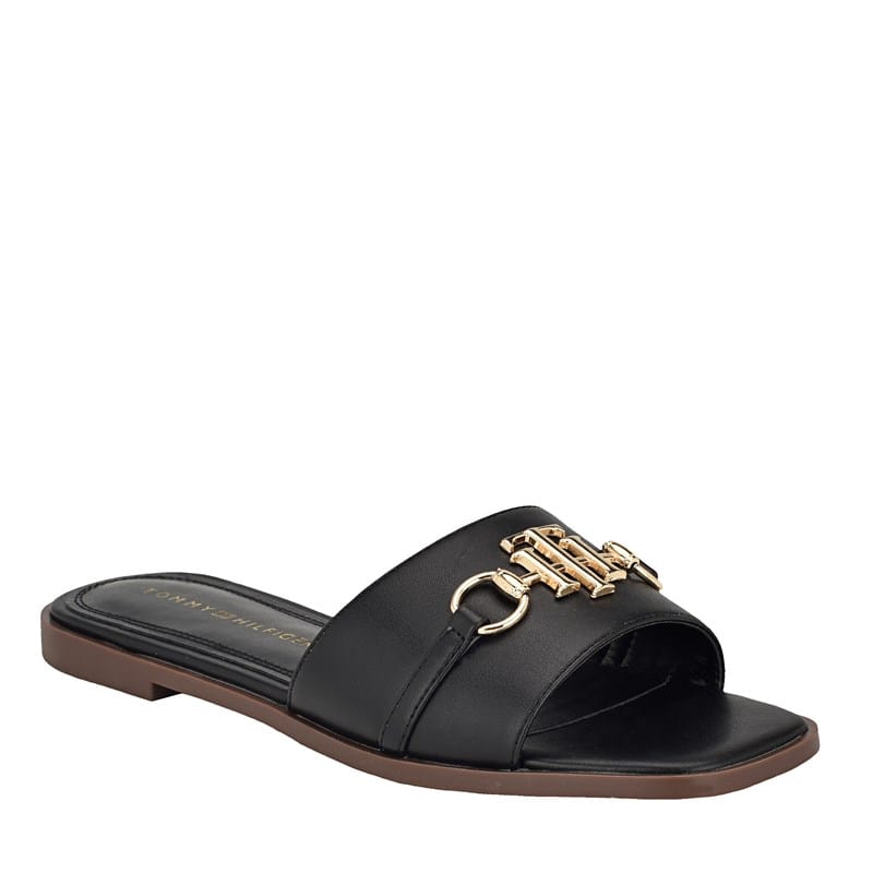 Tommy Hilfiger Women's Pipper Slide Sandals (Black) - Size 9.0 M