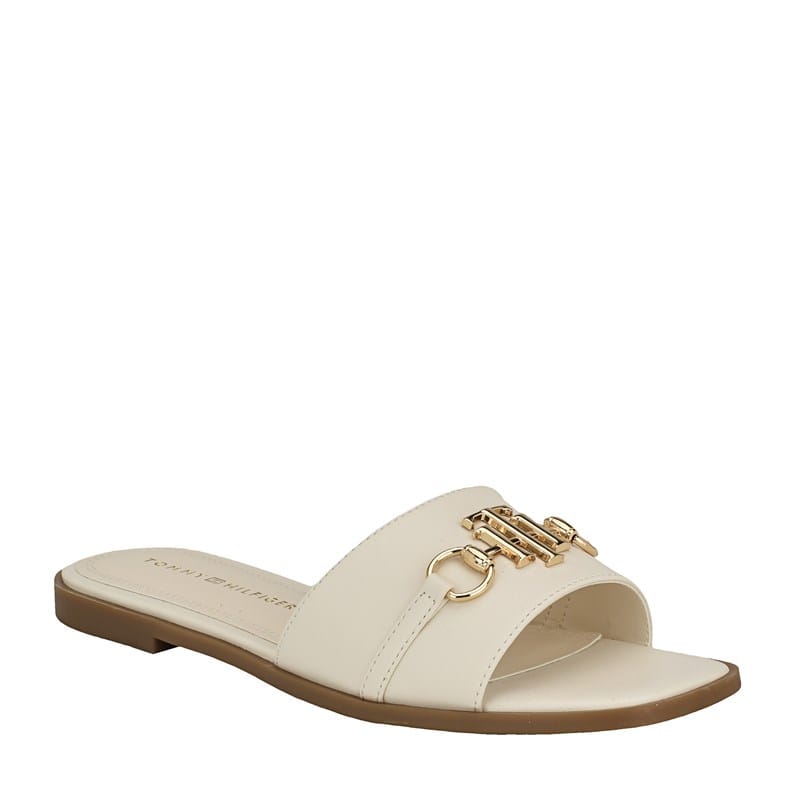 Tommy Hilfiger Women's Pipper Slide Sandals (Ivory) - Size 7.5 M