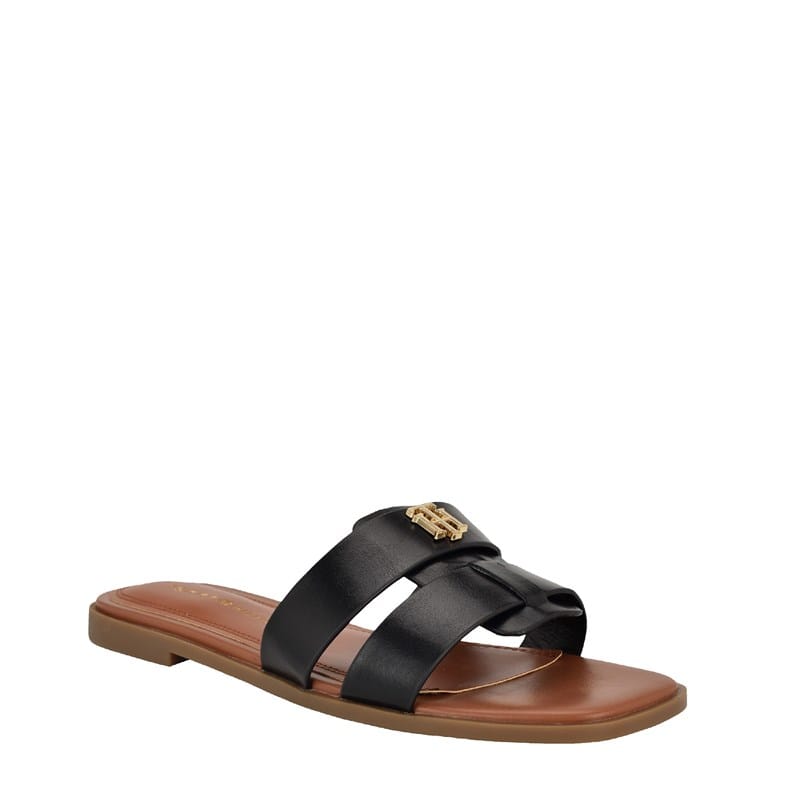 Tommy Hilfiger Women's Pixee Slide Sandals (Black) - Size 8.0 M